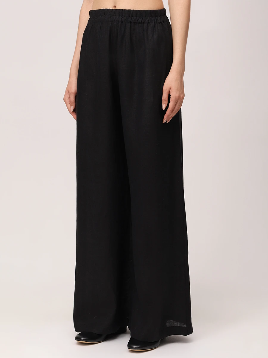 Брюки льняные