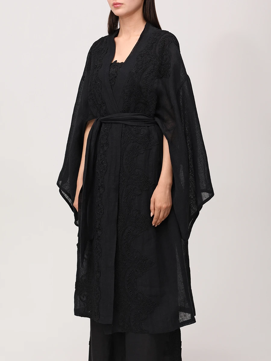 Кимоно льняное