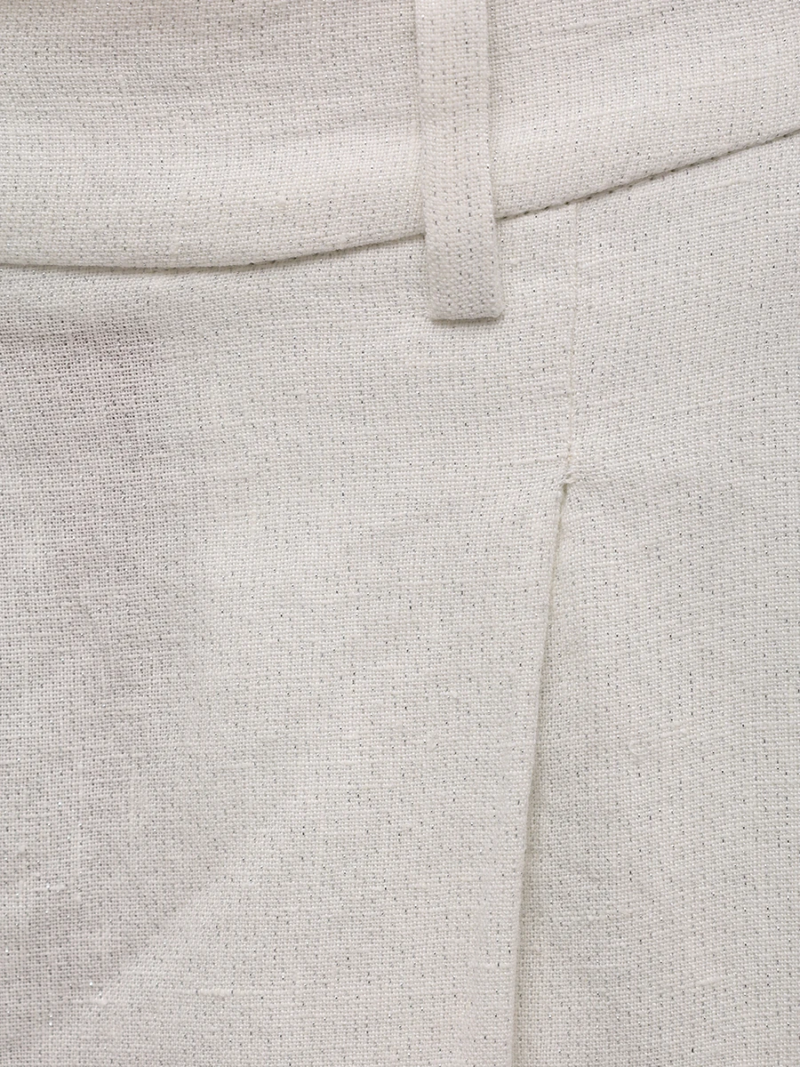 Брюки льняные