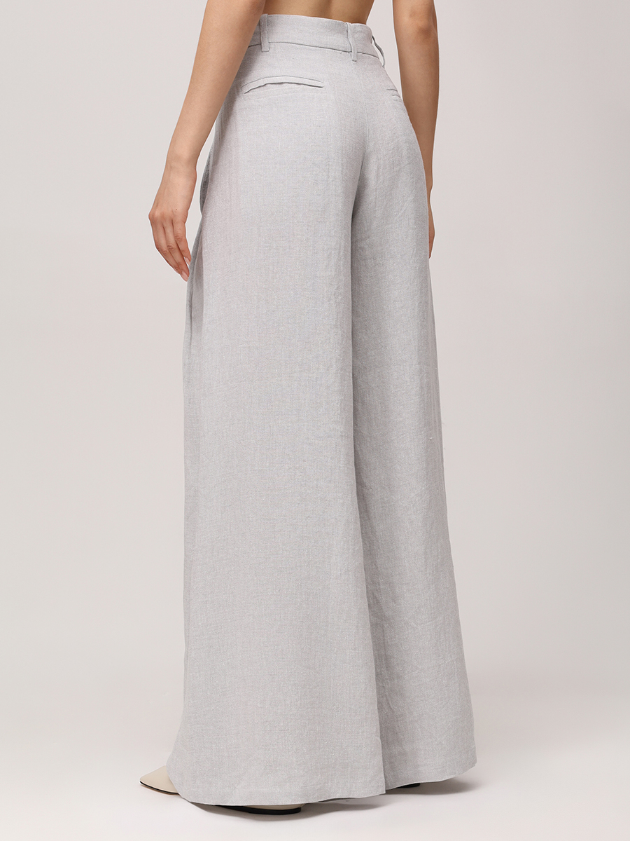 Брюки льняные