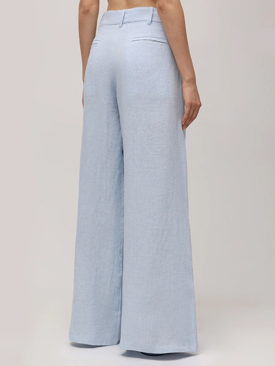 Брюки льняные