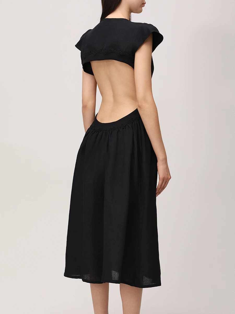 Платье льняное