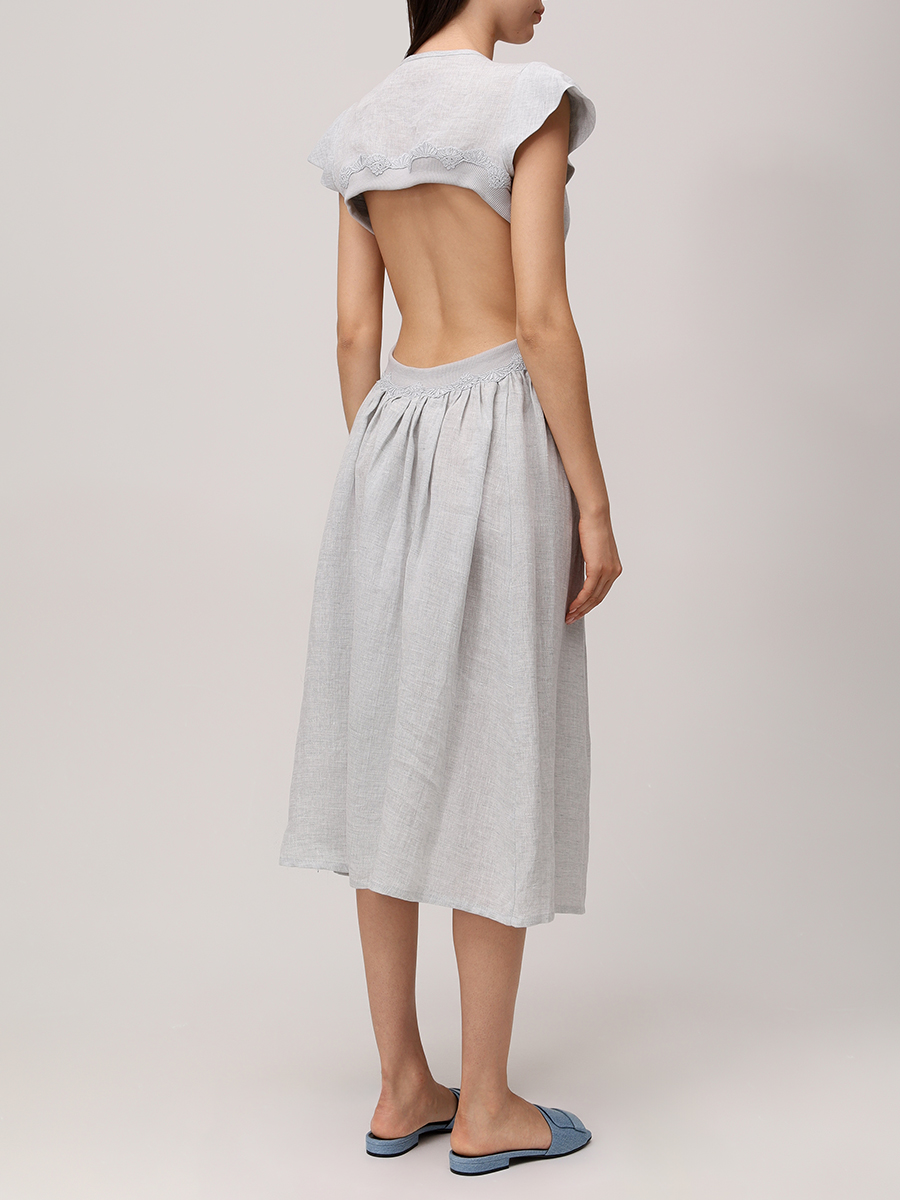 Платье льняное