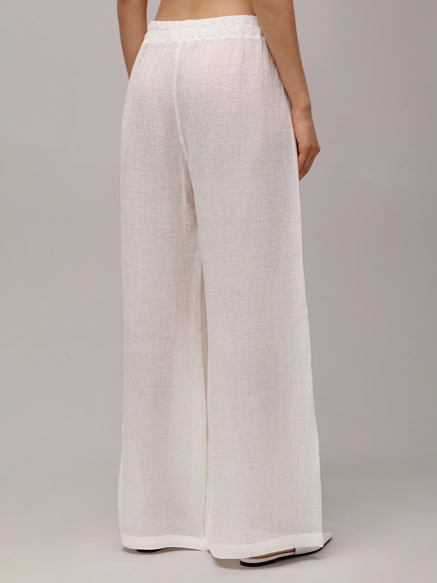 Брюки льняные