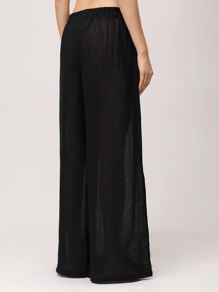 Брюки льняные