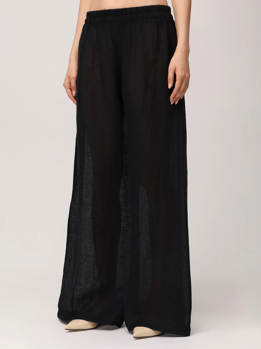 Брюки льняные