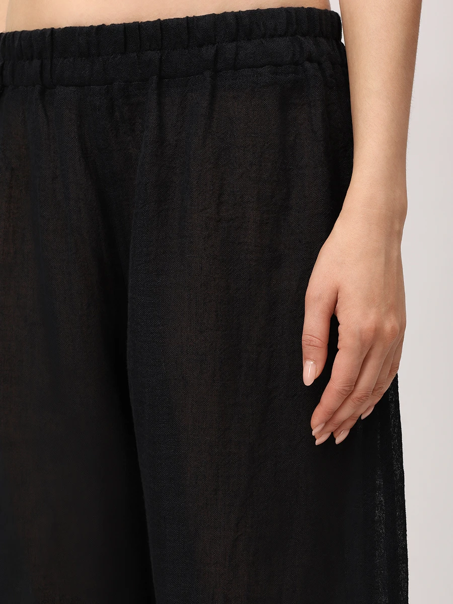 Брюки льняные