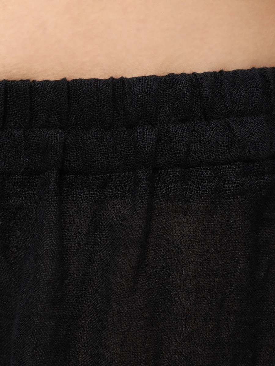 Брюки льняные