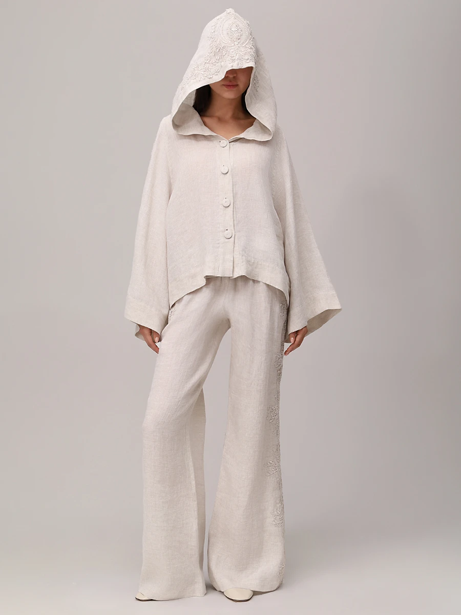 Блуза льняная