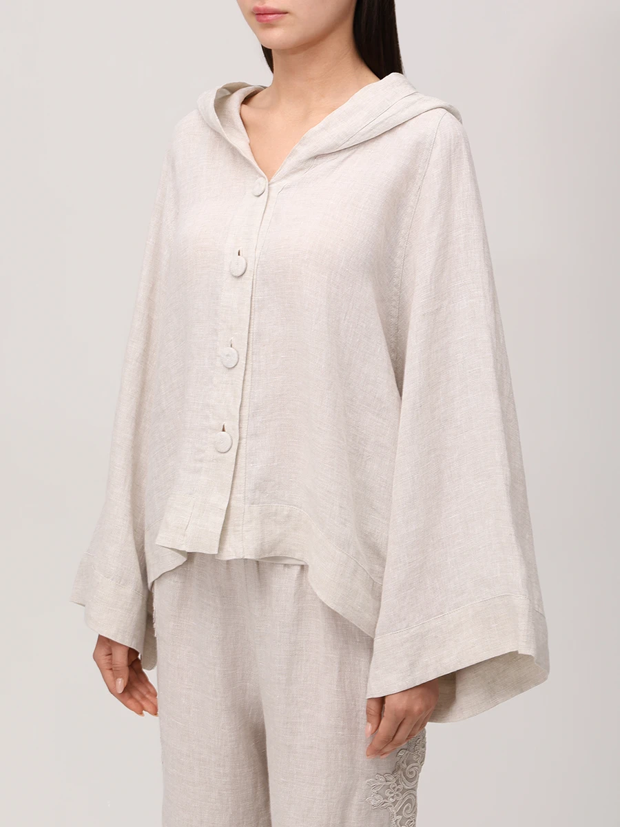 Блуза льняная