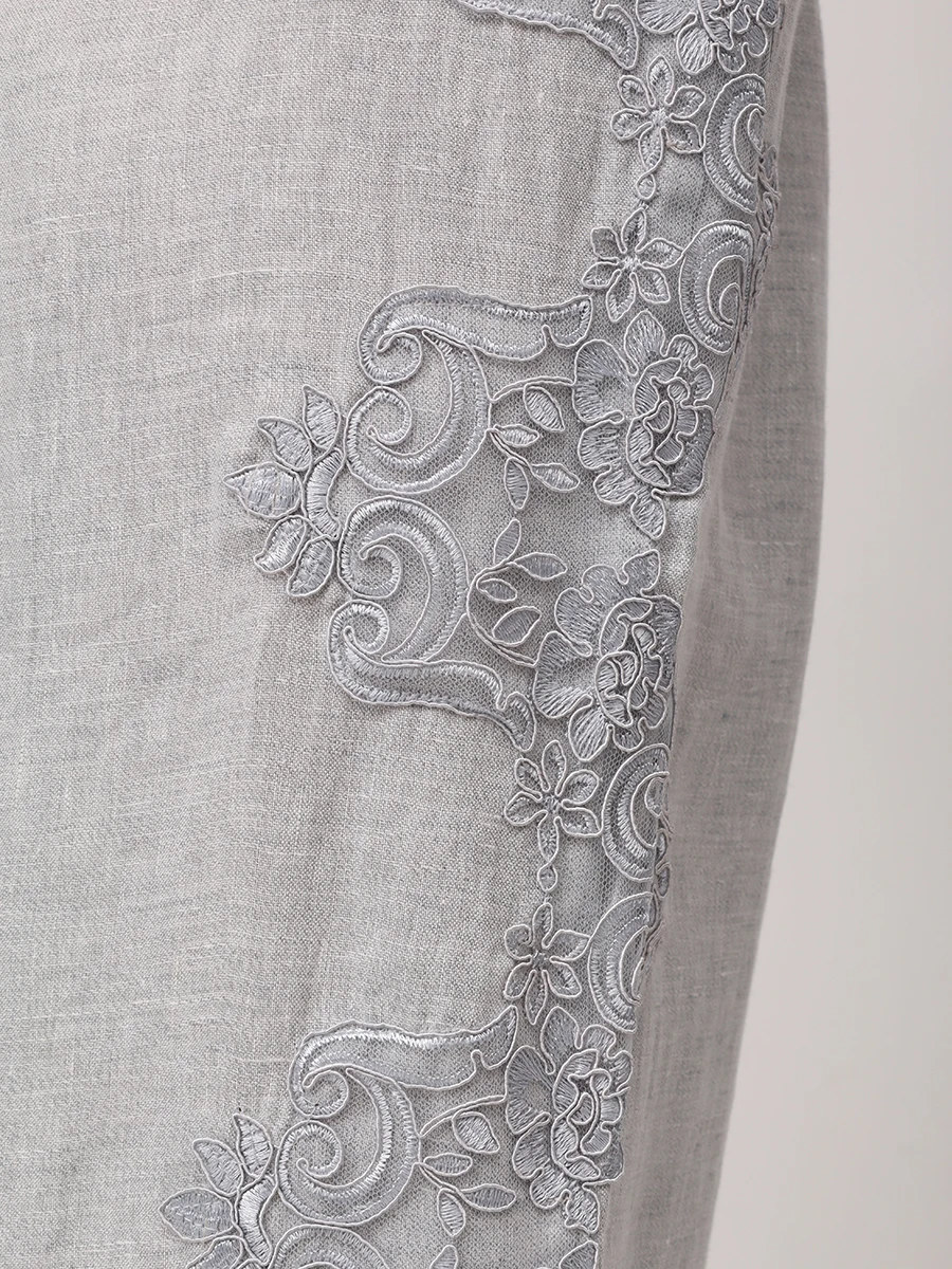 Брюки льняные