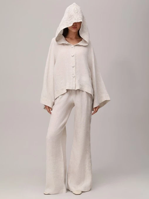 Брюки льняные MAURIZIO