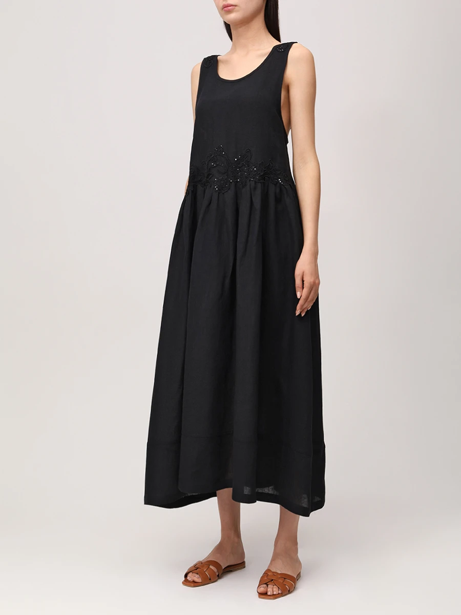 Платье льняное