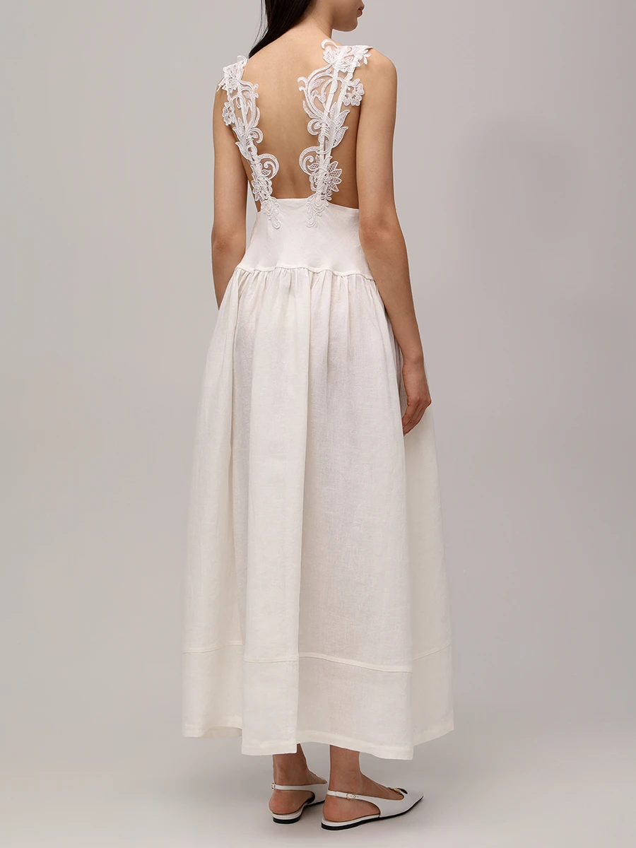 Платье льняное