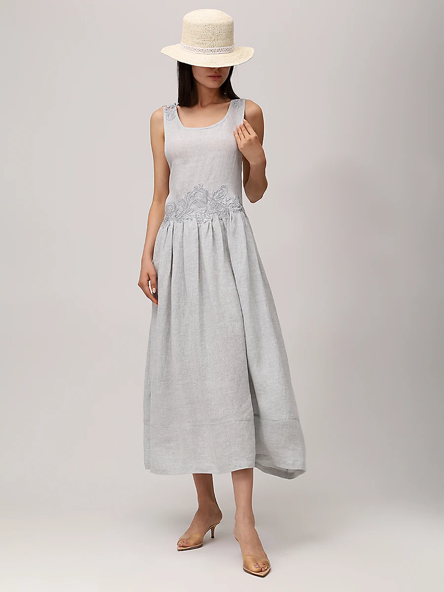 Платье льняное