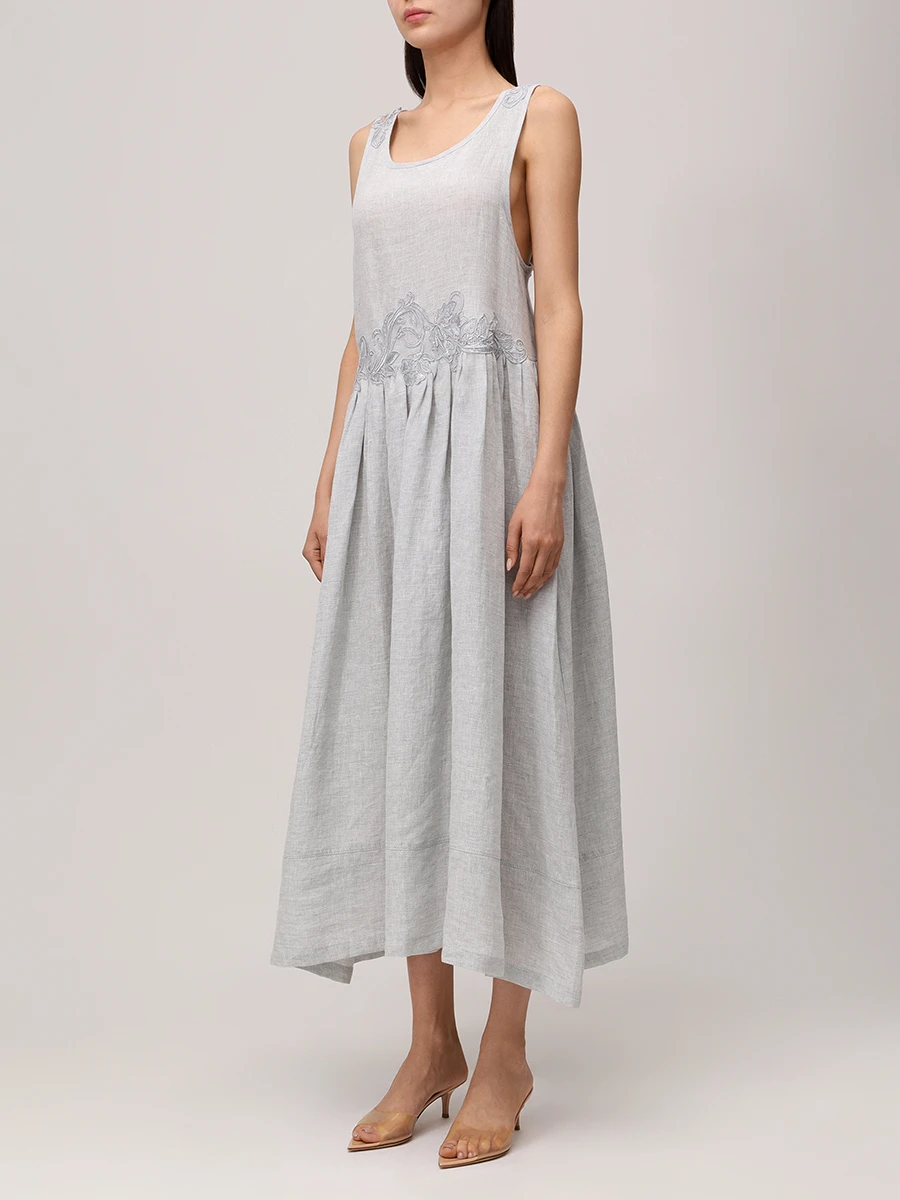 Платье льняное