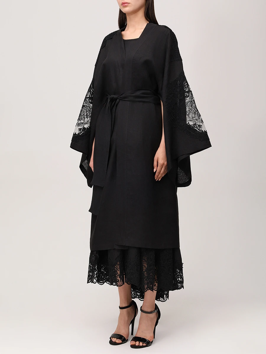 Кимоно изо льна и вискозы