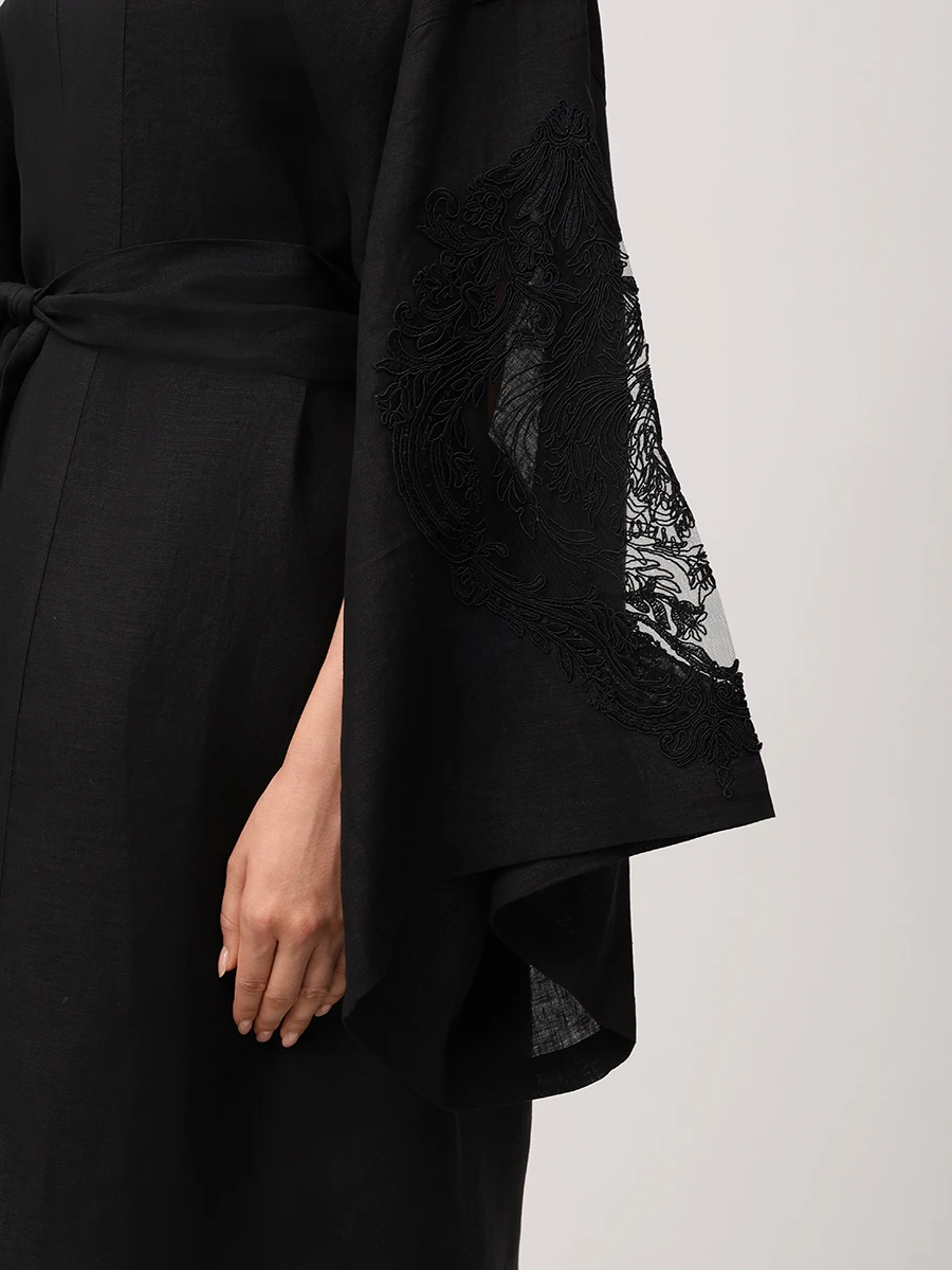 Кимоно изо льна и вискозы