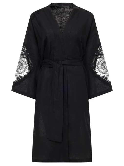 Кимоно изо льна и вискозы MAURIZIO