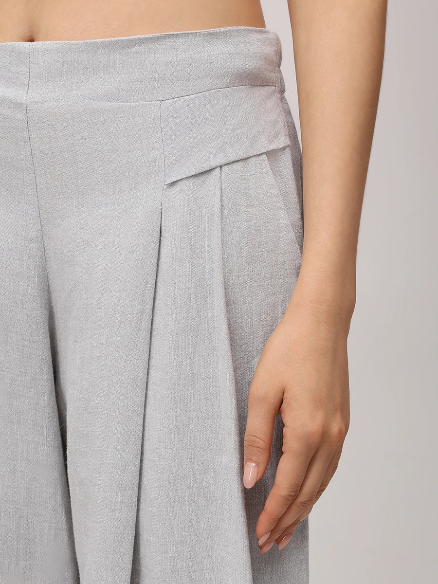 Брюки льняные