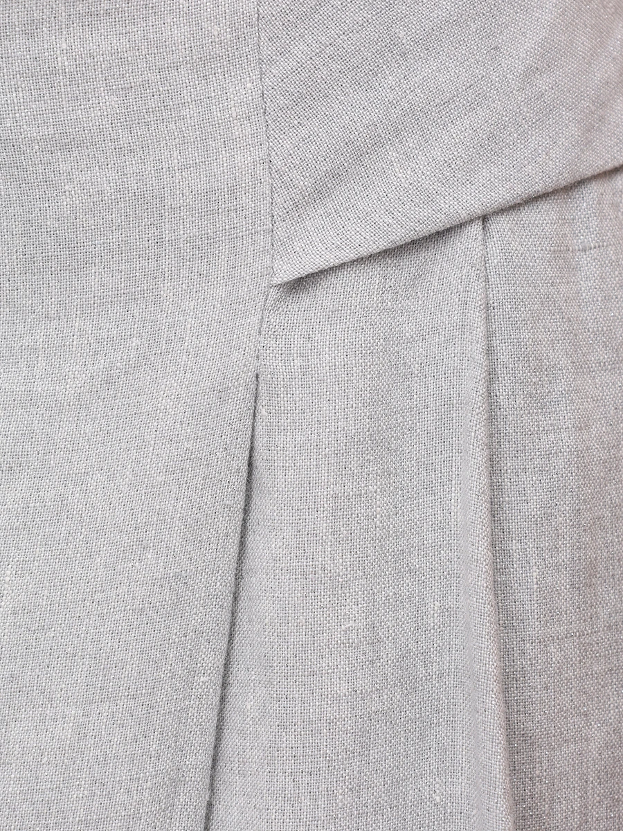 Брюки льняные