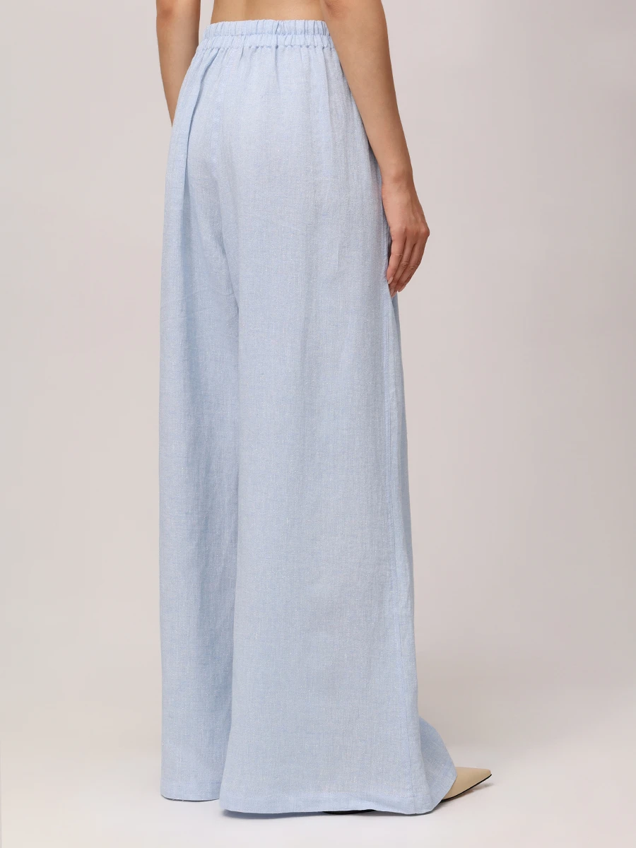 Брюки льняные