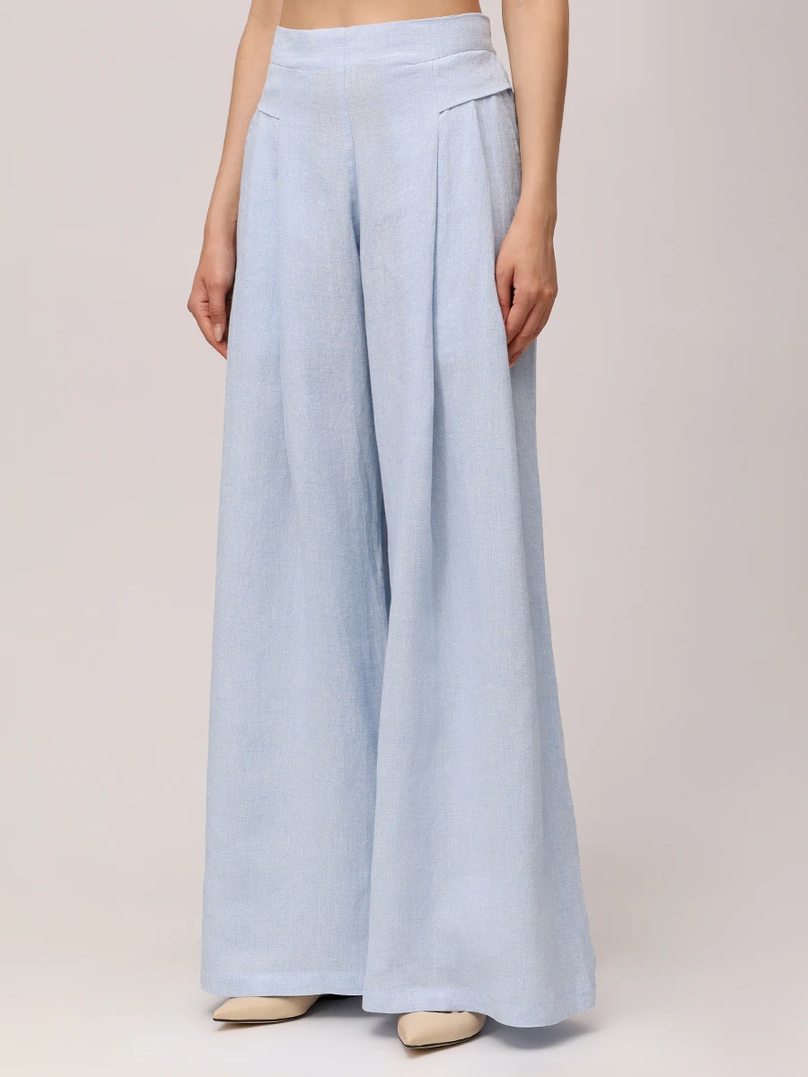 Брюки льняные