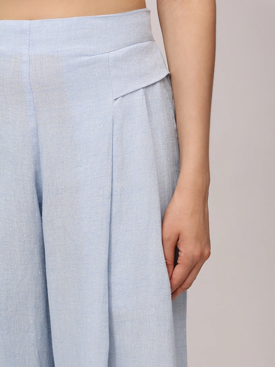 Брюки льняные