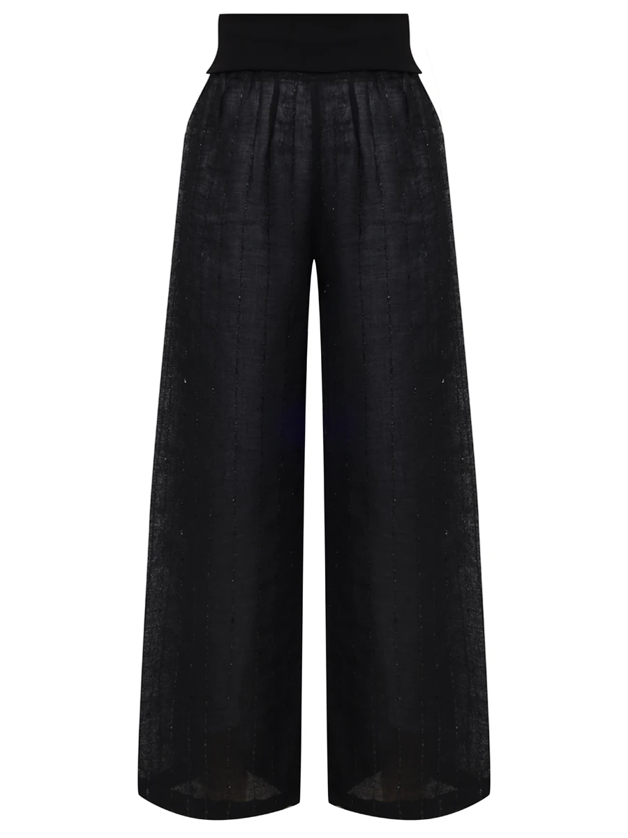 Брюки льняные