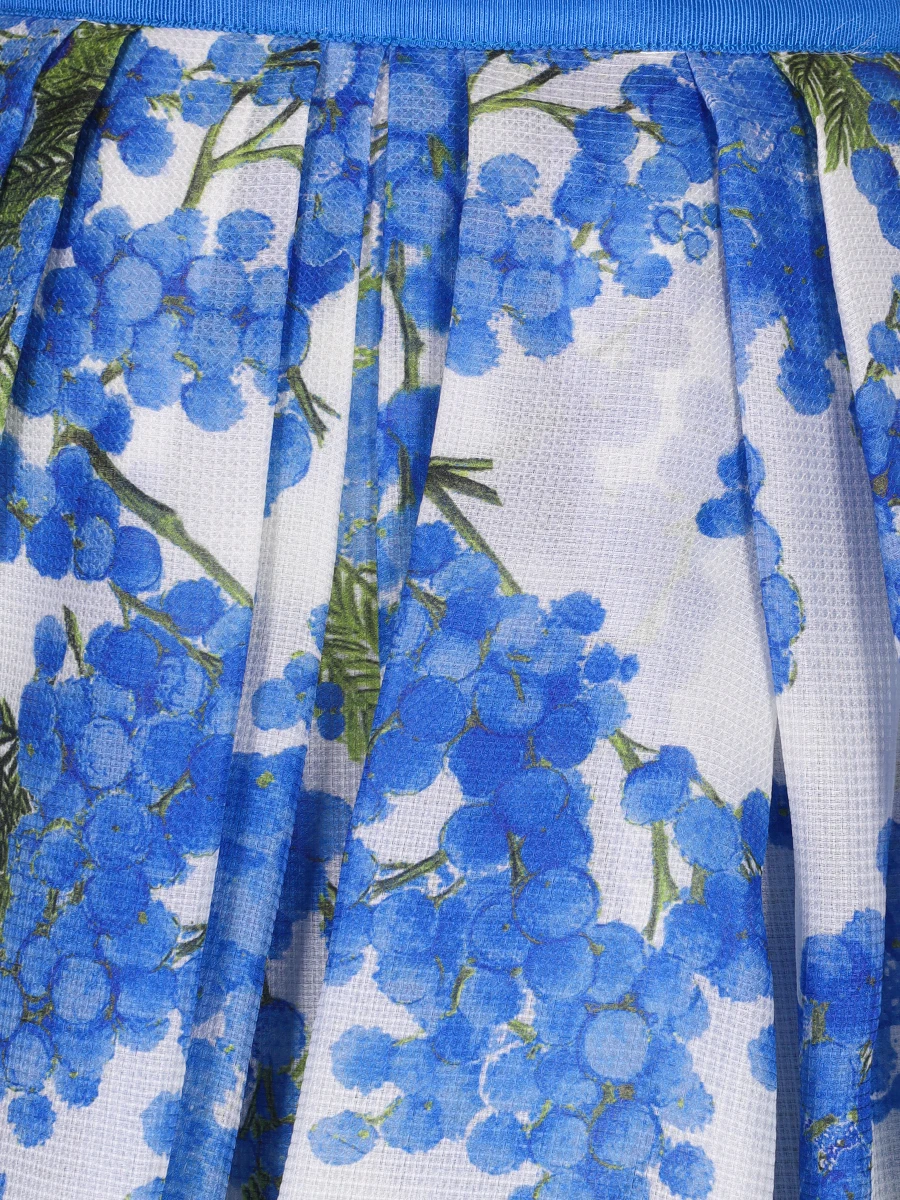 Юбка шелковая с принтом