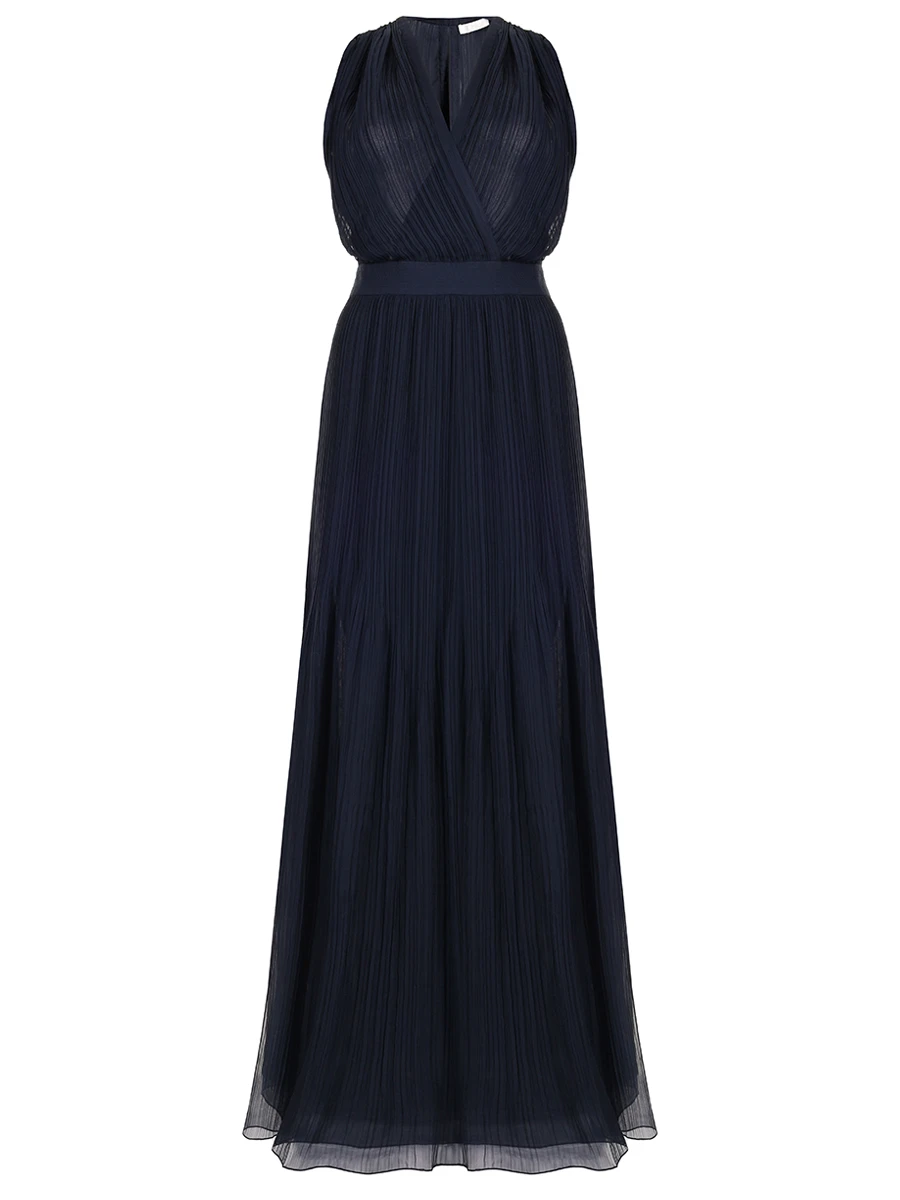 Платье однотонное