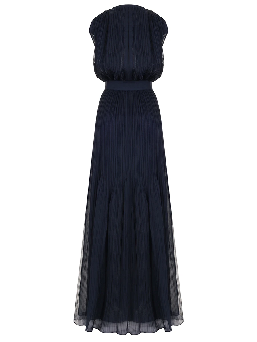 Платье однотонное