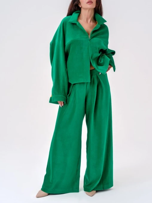 Брюки Майская Зелень вельветовые AMUR BY MARUSHIK