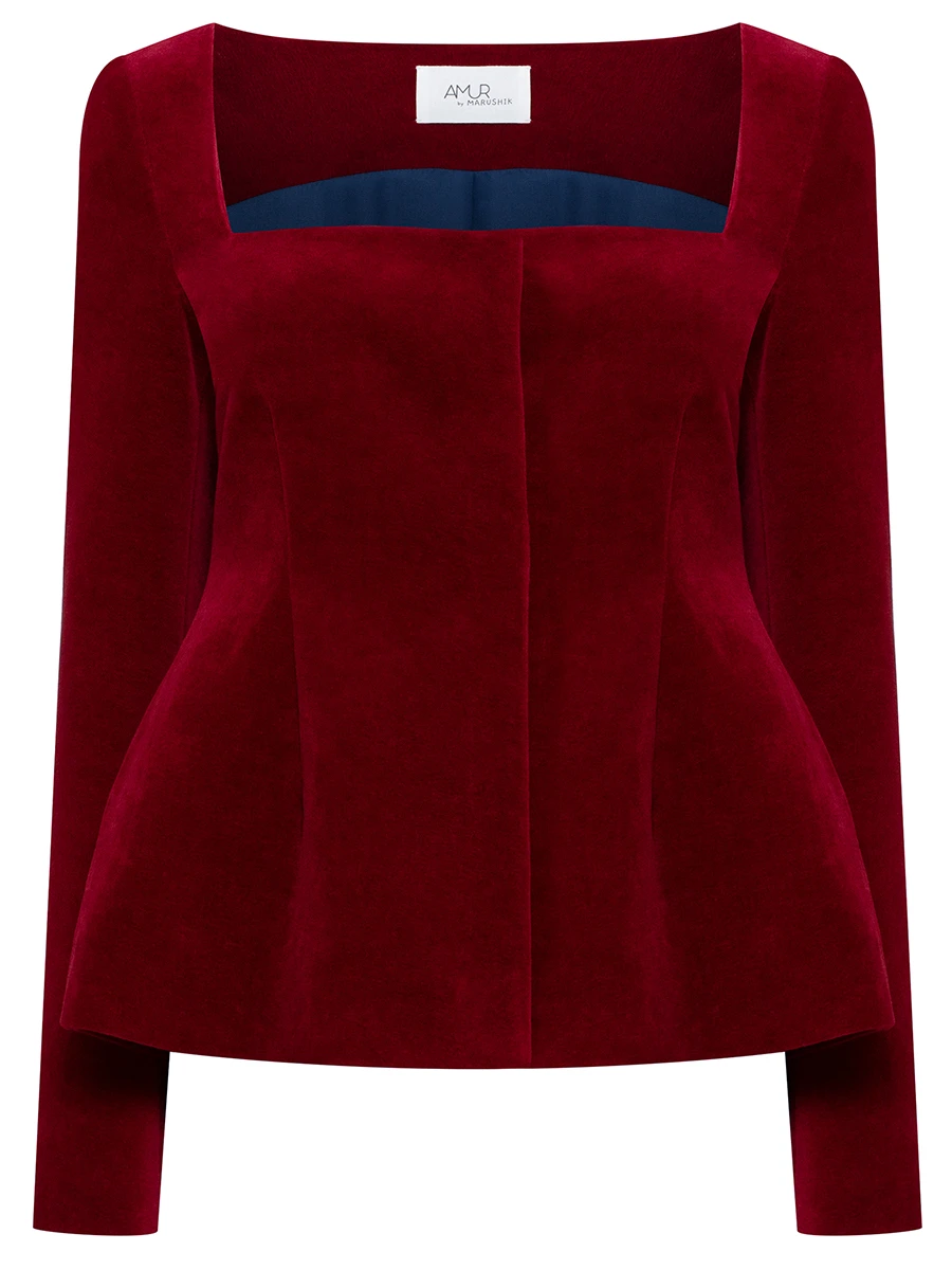 Жакет Вишневая Сказка бархатный