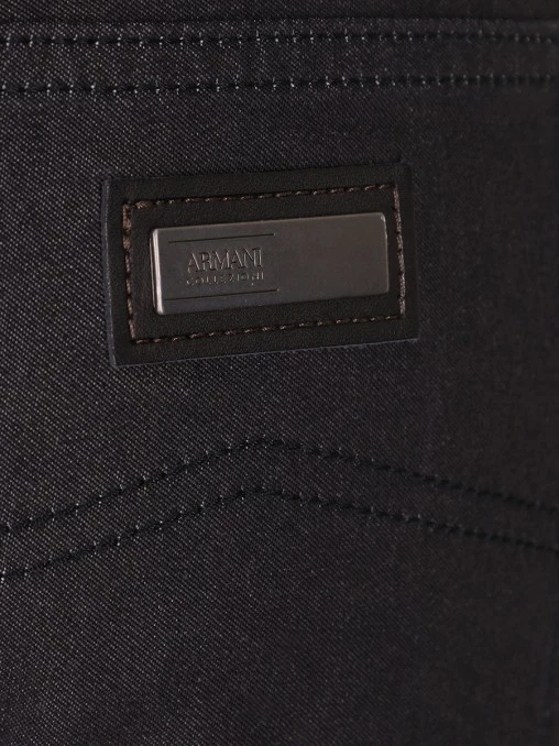 Брюки Slim Fit хлопковые ARMANI COLLEZIONI