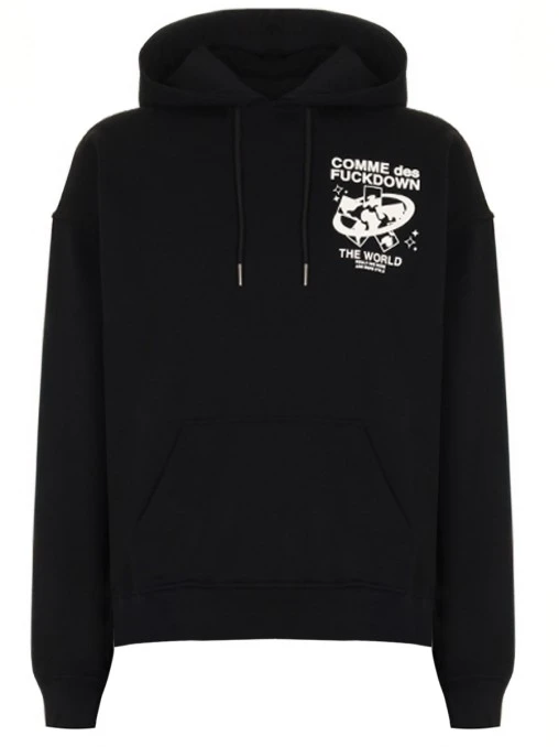 Худи хлопковое COMME DES FUCKDOWN