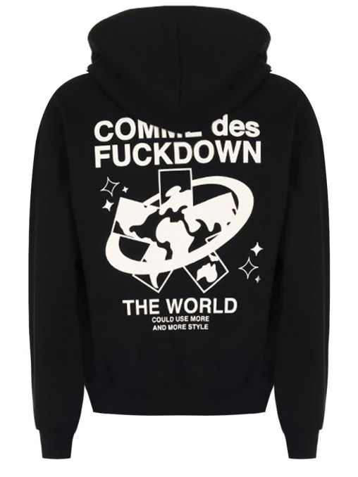 Худи хлопковое COMME DES FUCKDOWN