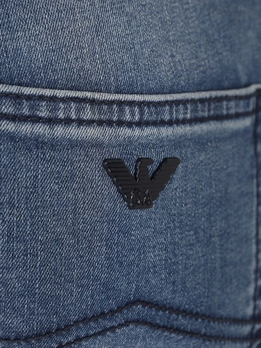 Джинсы Regular Fit хлопковые EMPORIO ARMANI
