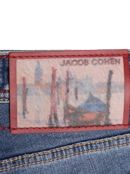 Джинсы Slim Fit хлопковые JACOB COHEN