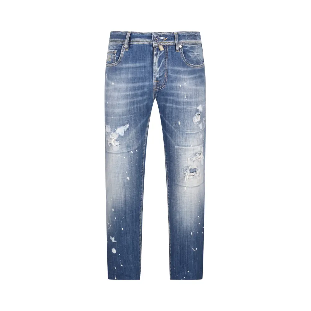 Джинсы Slim Fit хлопковые