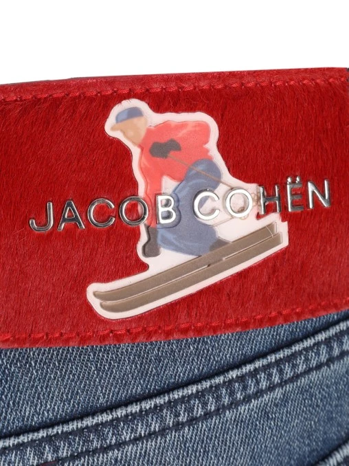 Джинсы Slim Fit хлопковые JACOB COHEN