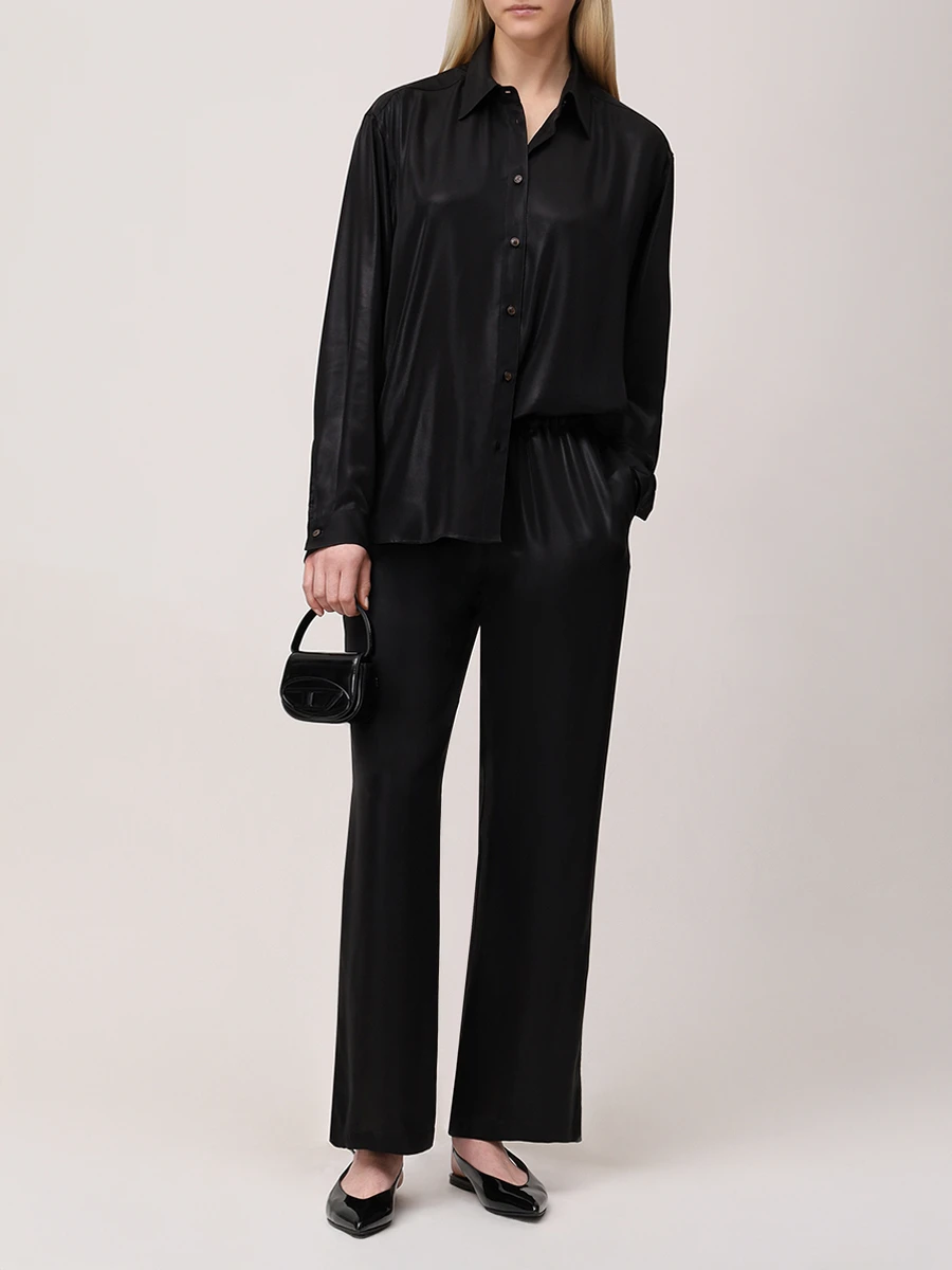 Рубашка однотонная