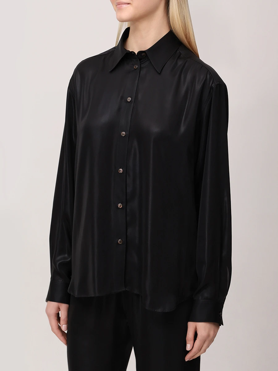 Рубашка однотонная