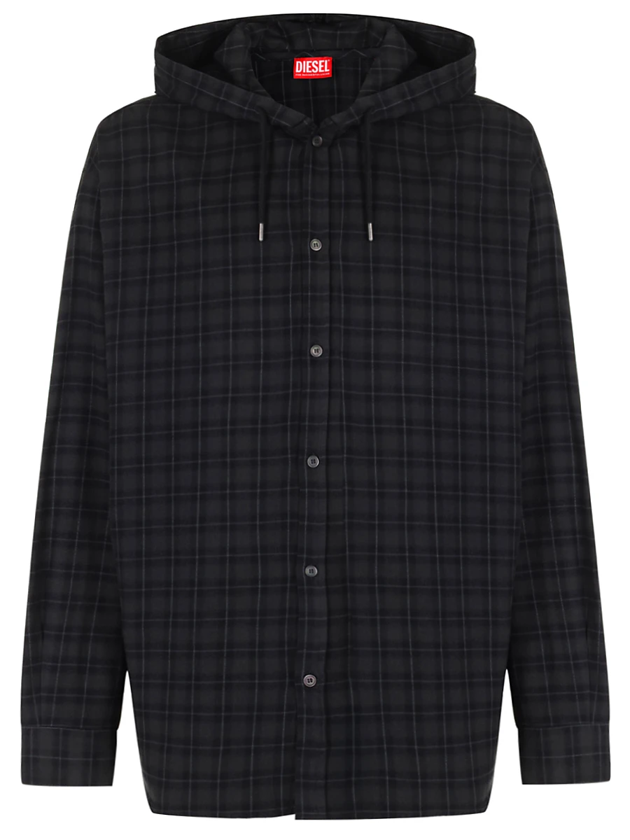 Рубашка из хлопка и вискозы