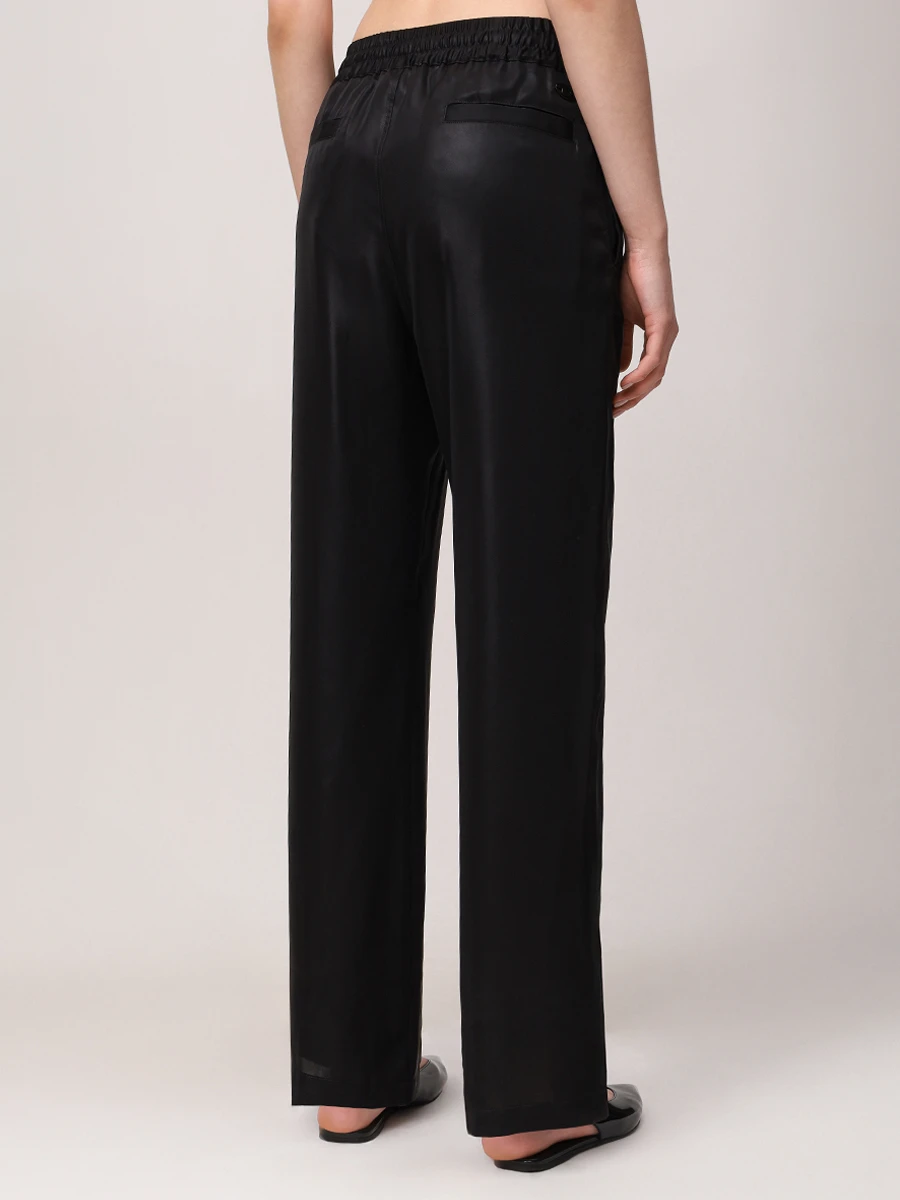 Брюки однотонные