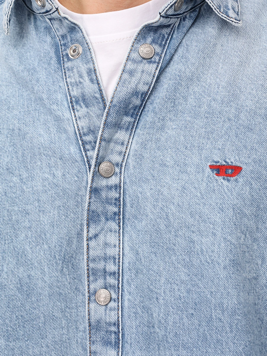 Рубашка Regular Fit джинсовая