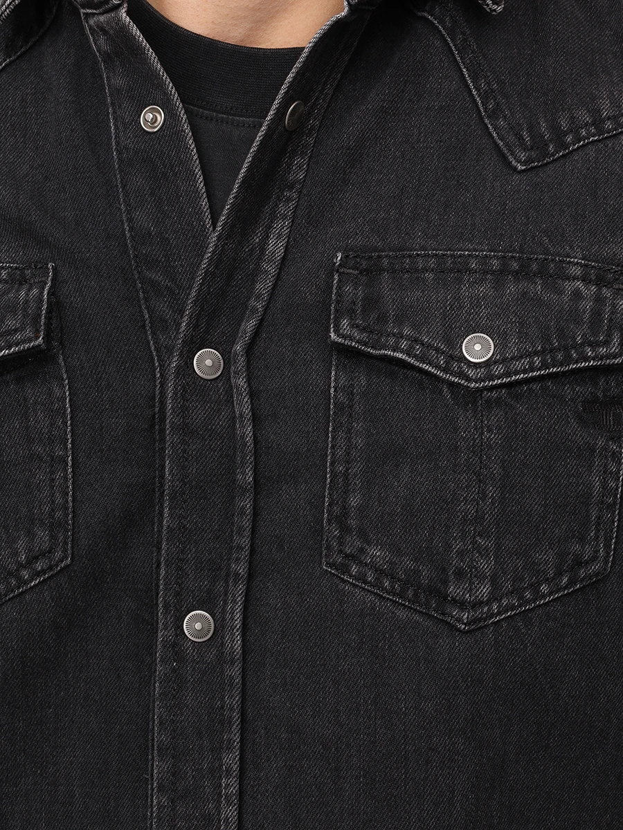 Рубашка Regular Fit джинсовая