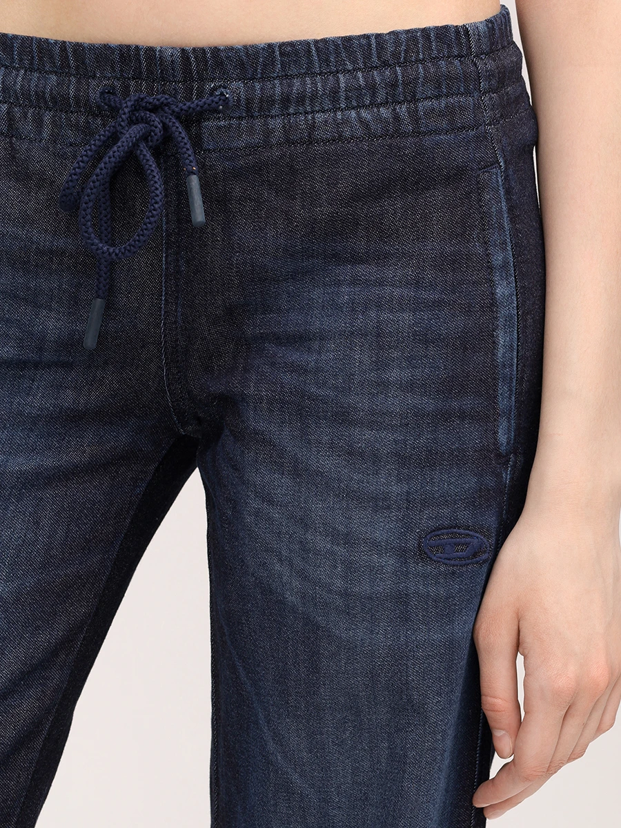 Джинсы-клеш хлопковые