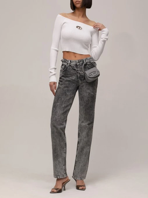 Джинсы Slim Fit хлопковые DIESEL