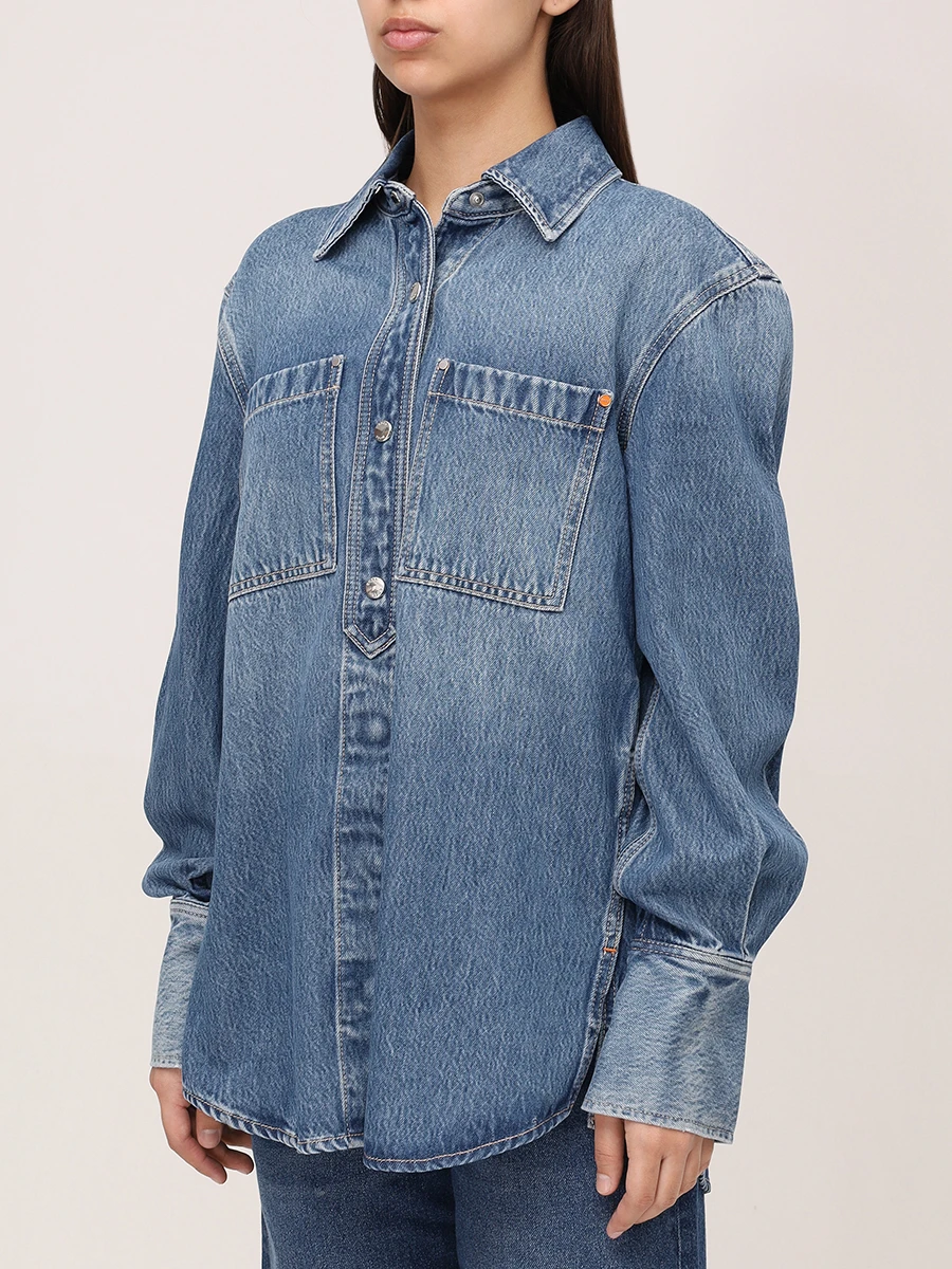 Рубашка джинсовая